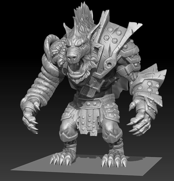 3D render of the gladiator